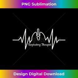 Cute Respiratory Therapist EKG Heartbeat and Lungs Gift - Classic Sublimation PNG File - Channel Your Creative Rebel