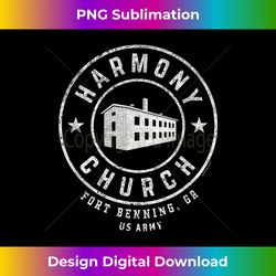 Harmony Church - Fort Benning, GA - Vibrant Sublimation Digital Download - Elevate Your Style with Intricate Details