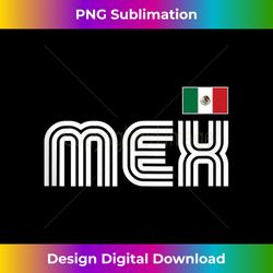 Mexico Flag Retro International Country Mexican Pride Tank Top - Bespoke Sublimation Digital File - Enhance Your Art with a Dash of Spice