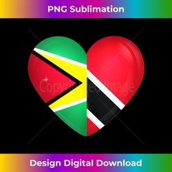 Trinidad and Tobago Flag Trini Guyana Guyanese Flag Pride Tank Top - Innovative PNG Sublimation Design - Ideal for Imaginative Endeavors
