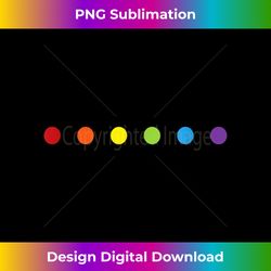 Rainbow Polka Dot Gay Pride Colors LGBTQ Ally - Chic Sublimation Digital Download - Pioneer New Aesthetic Frontiers