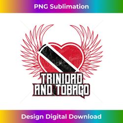 Trinidad and Tobago Long Sleeve - Innovative PNG Sublimation Design - Lively and Captivating Visuals