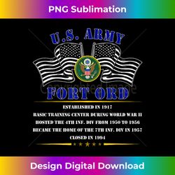 Fort Ord California Ft Irwin US Army Base in History - Classic Sublimation PNG File - Channel Your Creative Rebel
