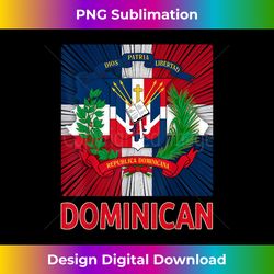Coat of Arms Republica Dominicana & Dominican Flag Outfit - Chic Sublimation Digital Download - Crafted for Sublimation Excellence