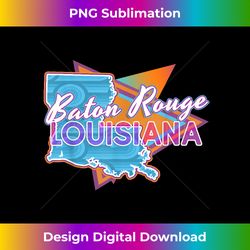 Baton Rouge Louisiana Vintage Retro Throwback - Bohemian Sublimation Digital Download - Customize with Flair