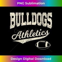 spirit wear, bulldogs, high school football athletics - innovative png sublimation design - striking & memorable impressions