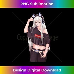 Anime Aesthetic Girl Ecchi Senpai Style Tank Top - Bohemian Sublimation Digital Download - Rapidly Innovate Your Artistic Vision