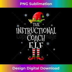 The Instructional Coach Elf Squad Funny Matching Christmas - Sophisticated PNG Sublimation File - Pioneer New Aesthetic Frontiers