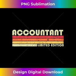 ACCOUNTANT Funny Job Title Profession Birthday Worker Idea - Minimalist Sublimation Digital File - Immerse in Creativity with Every Design