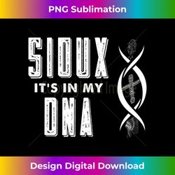 Sioux Native American DNA Roots Indian Pride - Futuristic PNG Sublimation File - Tailor-Made for Sublimation Craftsmanship