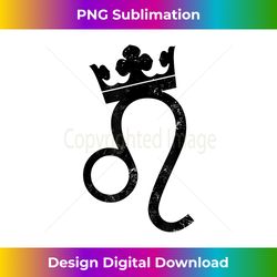 King Crown Design Leo Zodiac - Artisanal Sublimation PNG File - Rapidly Innovate Your Artistic Vision