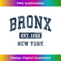 Bronx New York NY Vintage Athletic Sports Design - Vibrant Sublimation Digital Download - Access the Spectrum of Sublimation Artistry