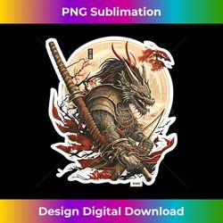 Samurai Dragon Japanese Samurai Warrior Japan Ukiyo-e - Luxe Sublimation PNG Download - Customize with Flair