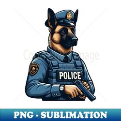 Belgian Malinois Police - Exclusive Sublimation Digital File