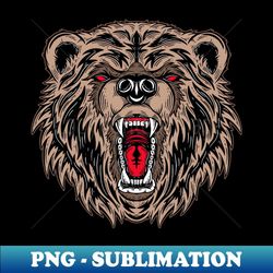 bear head - stylish sublimation digital download