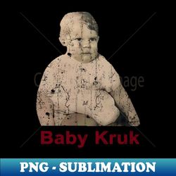 vintage baby kruk - signature sublimation png file