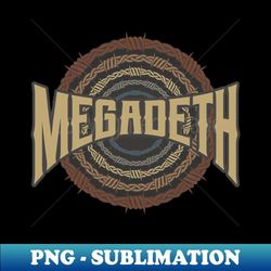 megadeth barbed wire - png transparent sublimation file