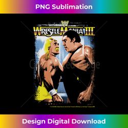 WWE Hulk Hogan and Andre the Giant Wrestle Mania III Long Sleeve - Vibrant Sublimation Digital Download - Challenge Creative Boundaries