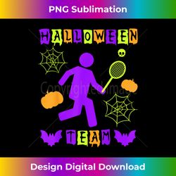 Halloween Playing Tennis Team Sport Spooky Broom - Contemporary PNG Sublimation Design - Challenge Creative Boundaries