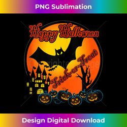 Trick-or-Treat happy halloween Tank Top - Edgy Sublimation Digital File - Immerse in Creativity with Every Design