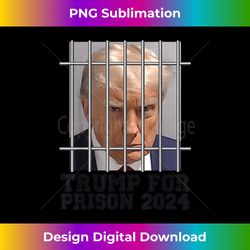 Funny Donald Trump Not Guilty Mugshot Parody Behind Bars - Sleek Sublimation PNG Download - Rapidly Innovate Your Artistic Vision