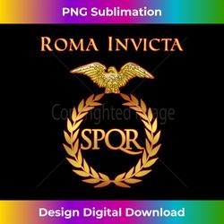 Roma Invicta SPQR T-  Rome Roman Empire Latin T  1 - Bohemian Sublimation Digital Download - Elevate Your Style with Intricate Details