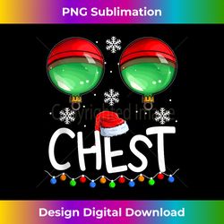 Chest Nuts Matching Funny Christmas Couples Chestnuts Chest Tank Top - Luxe Sublimation PNG Download - Enhance Your Art with a Dash of Spice