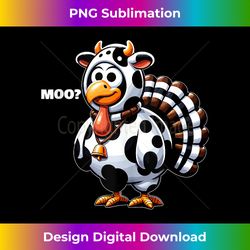 Turkey Moo Funny Thanksgiving Tank Top 1 - Timeless PNG Sublimation Download - Ideal for Imaginative Endeavors
