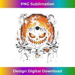 creepy black pumpkin halloween scary graphic tees men women - luxe sublimation png download - ideal for imaginative endeavors