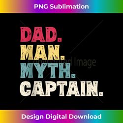 Mens Dad Man Myth Captain Funny Father's Day Vintage Gift Tank Top - Edgy Sublimation Digital File - Spark Your Artistic Genius