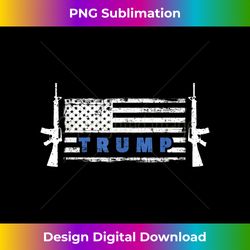 Trump American Flag T  1 - Futuristic PNG Sublimation File - Crafted for Sublimation Excellence