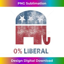 Womens Zero Percent Liberal 0 Liberal Funny Republican Vintage V-Neck 1 - Eco-Friendly Sublimation PNG Download - Pioneer New Aesthetic Frontiers