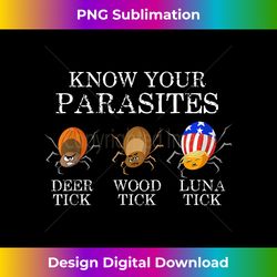 Know Your Parasites - Anti Trump Luna Tick Funny - Urban Sublimation PNG Design - Crafted for Sublimation Excellence