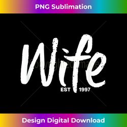 26th Wedding Anniversary Wife Est - Artisanal Sublimation PNG File - Elevate Your Style with Intricate Details