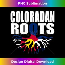 Storecastle Coloradan Roots Colorado Flag Pride - Timeless PNG Sublimation Download - Elevate Your Style with Intricate Details