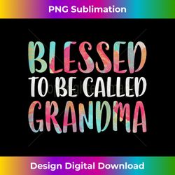 Womens Blessed To Be Called Grandma T- Mother's Day Tank Top - Deluxe PNG Sublimation Download - Channel Your Creative Rebel