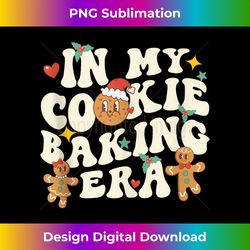 In My Cookie Baking Era Funny Holiday Baker Groovy Retro Tank Top - Sophisticated PNG Sublimation File - Challenge Creative Boundaries