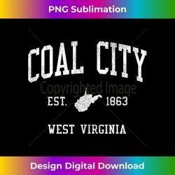 Coal City WV Vintage Athletic Sports JS01 Tank Top - Urban Sublimation PNG Design - Spark Your Artistic Genius