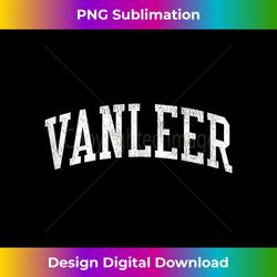 Vanleer TN Vintage Athletic Sports JS02 Tank Top - Deluxe PNG Sublimation Download - Crafted for Sublimation Excellence