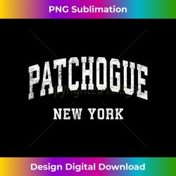 Patchogue New York NY Vintage Athletic Sports Design Tank Top - Classic Sublimation PNG File - Reimagine Your Sublimation Pieces