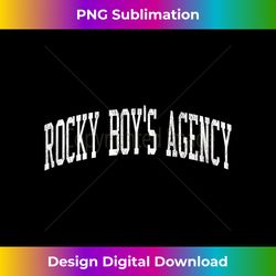 Rocky Boy's Agency MT Vintage Athletic Sports JS02 Tank Top - Contemporary PNG Sublimation Design - Rapidly Innovate Your Artistic Vision