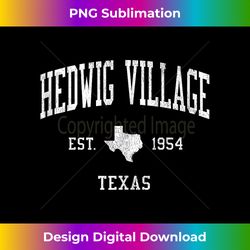 Hedwig Village TX Vintage Athletic Sports JS01 Tank Top - Artisanal Sublimation PNG File - Channel Your Creative Rebel