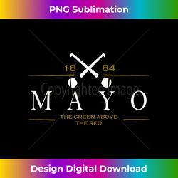MAYO, IRELAND HURLING - Contemporary PNG Sublimation Design - Chic, Bold, and Uncompromising