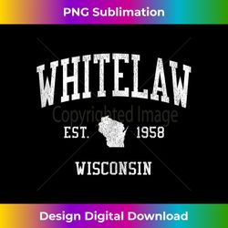 Whitelaw WI Vintage Athletic Sports JS01 Tank Top - Futuristic PNG Sublimation File - Animate Your Creative Concepts