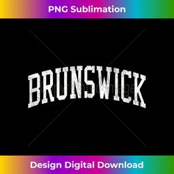 Brunswick ME Vintage Athletic Sports JS02 Tank Top - Futuristic PNG Sublimation File - Lively and Captivating Visuals