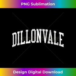 Dillonvale OH Vintage Athletic Sports JS02 Tank Top - Artisanal Sublimation PNG File - Spark Your Artistic Genius