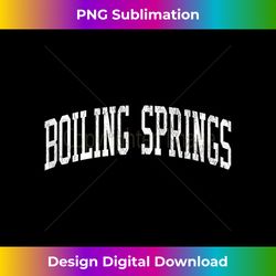 Boiling Springs SC Vintage Athletic Sports JS02 Tank Top - Artisanal Sublimation PNG File - Enhance Your Art with a Dash of Spice