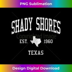 Shady Shores TX Vintage Athletic Sports JS01 Tank Top - Futuristic PNG Sublimation File - Striking & Memorable Impressions