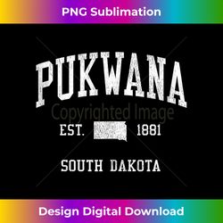 Pukwana SD Vintage Athletic Sports JS01 Tank Top - Edgy Sublimation Digital File - Animate Your Creative Concepts