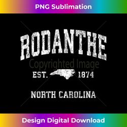 Rodanthe North Carolina NC Vintage Athletic Sports Design - Contemporary PNG Sublimation Design - Ideal for Imaginative Endeavors